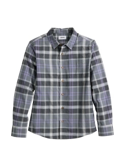 Boys 8-20 Sonoma Goods For Life Plaid Button-Up Shirt in Regular & Husky