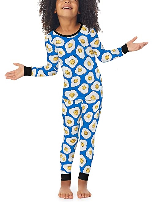 BedHead Pajamas Bedhead PJs Zappos Print Lab: Sunny Side Up PJ Set (Toddler/Little Kids/Big Kids)