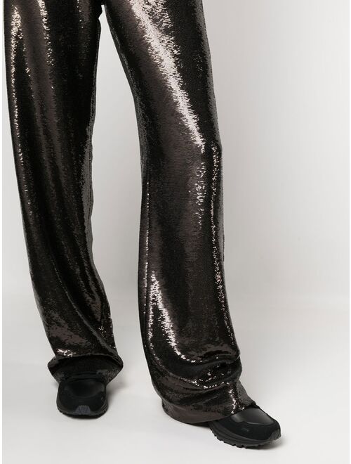 Golden Goose wide-leg sequin-embellished trousers