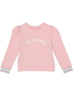 Je Taime Pullover Sweatshirt (Toddler/Little Kids/Big Kids)