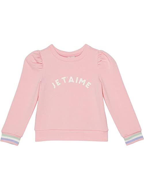 Janie and Jack Je Taime Pullover Sweatshirt (Toddler/Little Kids/Big Kids)