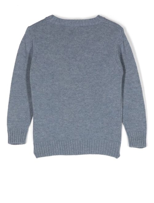 Il Gufo Horse Tricot knitted jumper