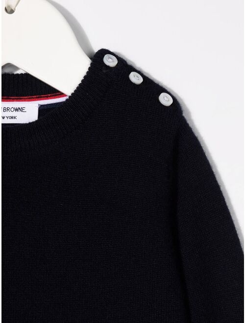 Thom Browne Kids Infant knitted pullover