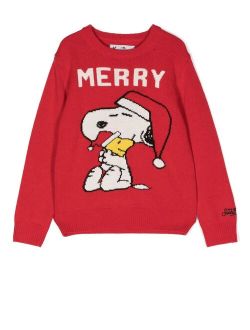 MC2 Saint Barth Kids Snoopy Merry knitted jumper
