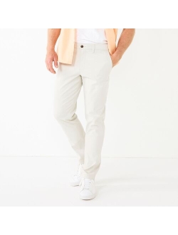 Straight-Fit Stretch Chino Pants