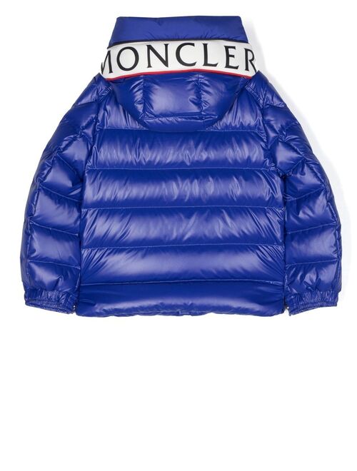 Moncler Enfant logo-print hooded jacket
