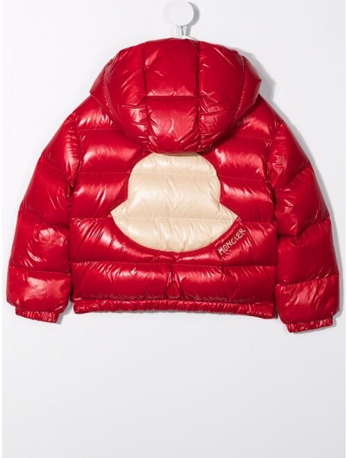 Moncler Enfant logo-print puffer jacket