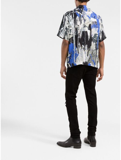 AMIRI distressed-finish slim-cut jeans