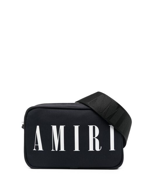 AMIRI logo-print crossbody messenger bag