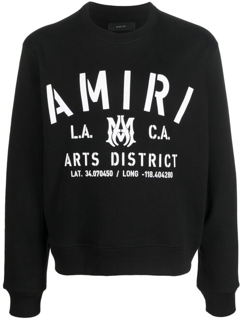 AMIRI logo-print detail sweatshirt