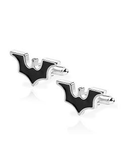 G-Ahora Avengers Superhero Cufflinks Captain America Batman Cufflink Formal Wear Avengers Tie Clips For Men Party Shirt Cufflink with Gift Box