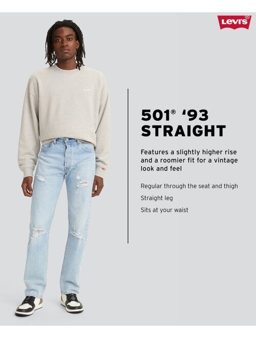 LEVI'S Men's Vintage-Inspired 501 '93 Straight Fit Jeans