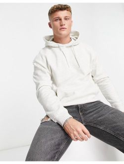 Originals oversized hoodie in white melange