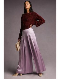 By Anthropologie Pleated Shine Pants