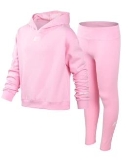 Girls' Legging Set - Hoodie Sweatshirt and Leggings Kids Clothing Set