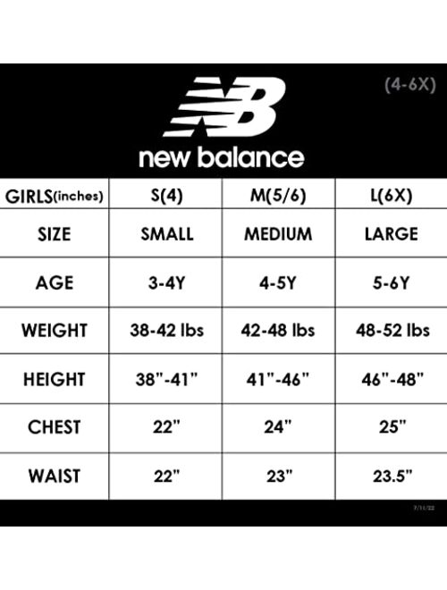 New Balance Girls' Legging Set - Hoodie Sweatshirt and Leggings Kids Clothing Set
