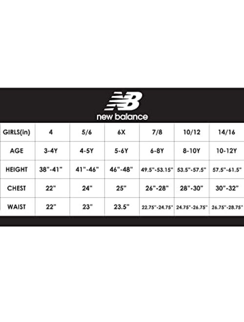 New Balance Girls' Jogger Set - 2 Piece Fleece Hoodie and Joggers Kids Clothing Set