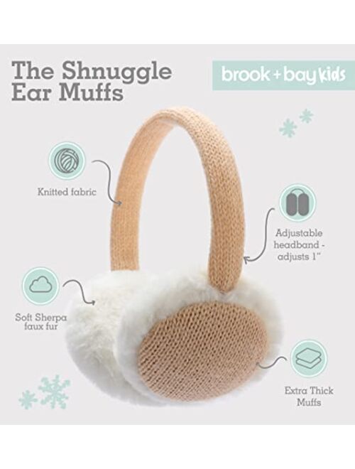 Brook + Bay Ear Muffs for Kids - Winter Kids Ear Muffs for Boys & Girls - Kids Ear Warmer - Cozy Ear Warmers for Kids - Toddler Ear Muffs