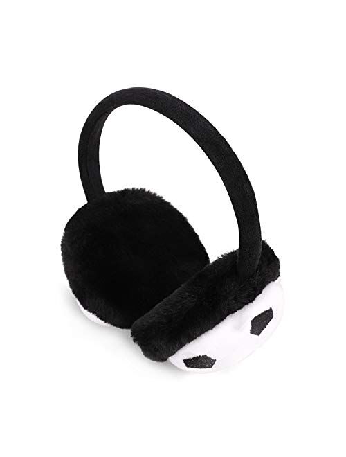 Jintn Kid Warm Ear Cover Cute Soccer Mice Bear Smile Winter Ear Warmer Earmuff for Outdoor Sports