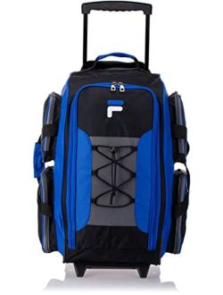 22" Lightweight Carry On Rolling Duffel Bag, Blue, One Size