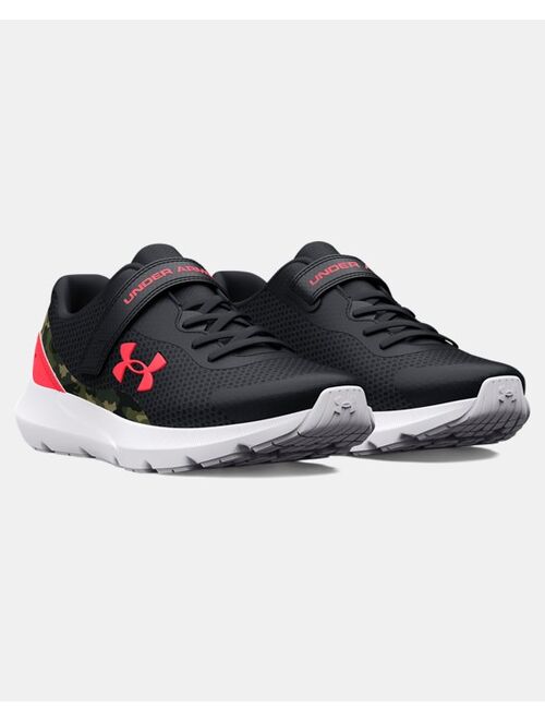 Under Armour Boys' Pre-School UA Surge 3 Printed Running Shoes
