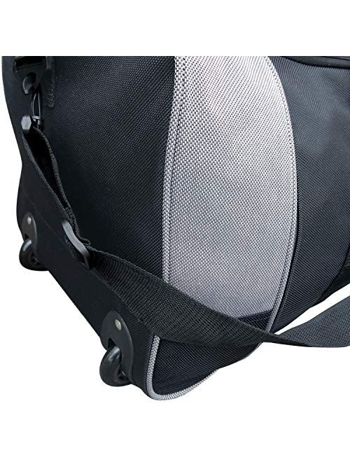 TPRC 32-inch Collapsible Expandble Travel Rolling Duffel Bag