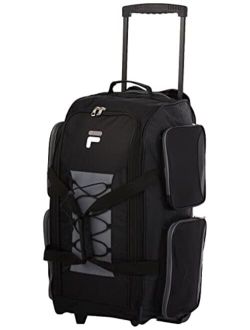 26" Lightweight Rolling Duffel Bag, Black, One Size