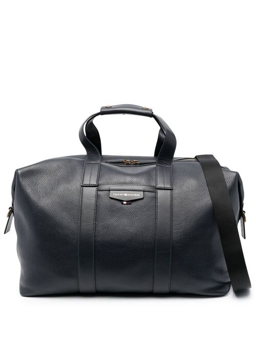 Tommy Hilfiger grained leather duffle bag