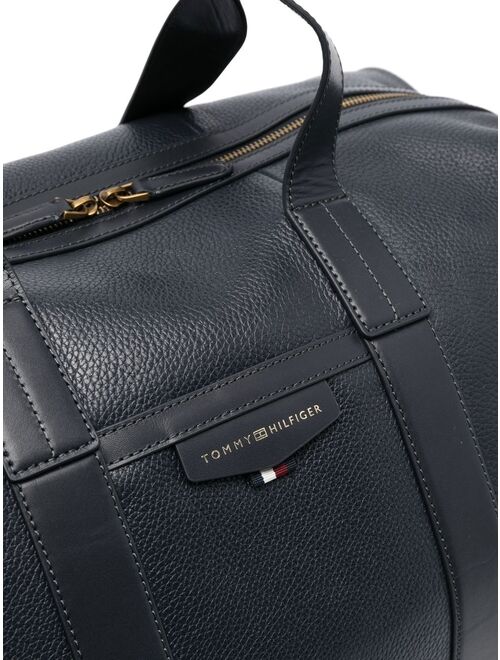 Tommy Hilfiger grained leather duffle bag