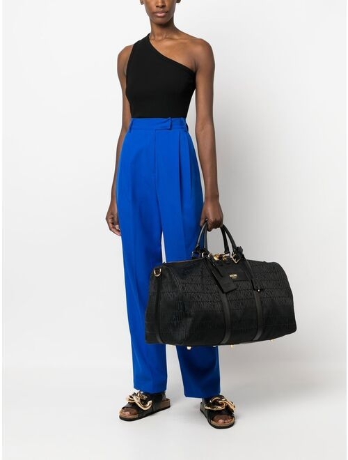 Moschino logo-print duffle bag