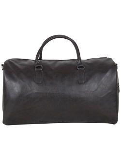 20" Pebbled Vegan Leather Carry-On Travel Duffle Bag