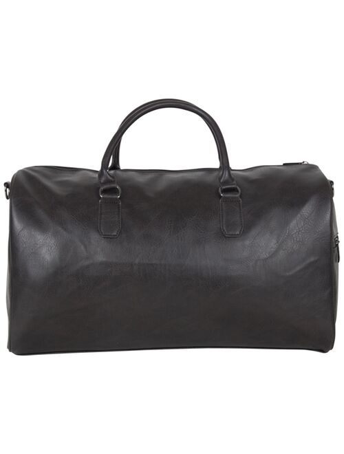 KENNETH COLE REACTION 20" Pebbled Vegan Leather Carry-On Travel Duffle Bag
