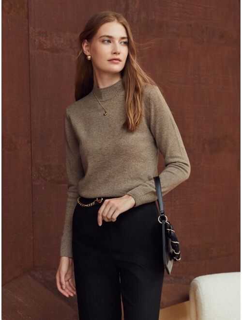 MOTF Premium 100% Cashmere Fine-knit Sweater
