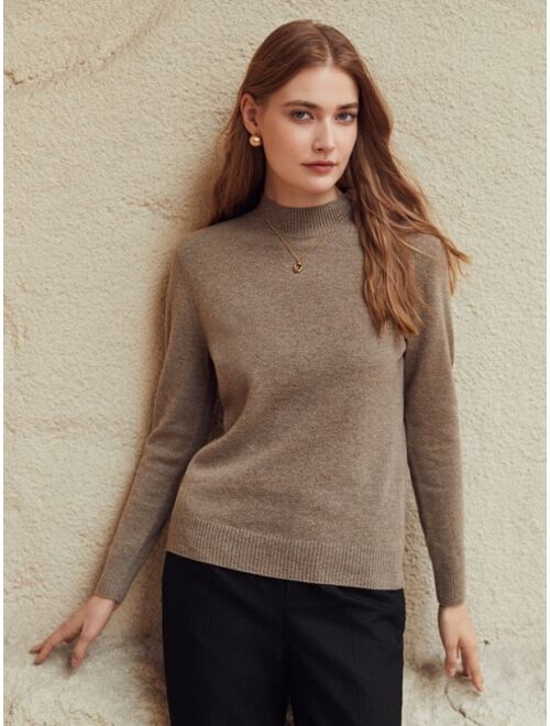 MOTF Premium 100% Cashmere Fine-knit Sweater