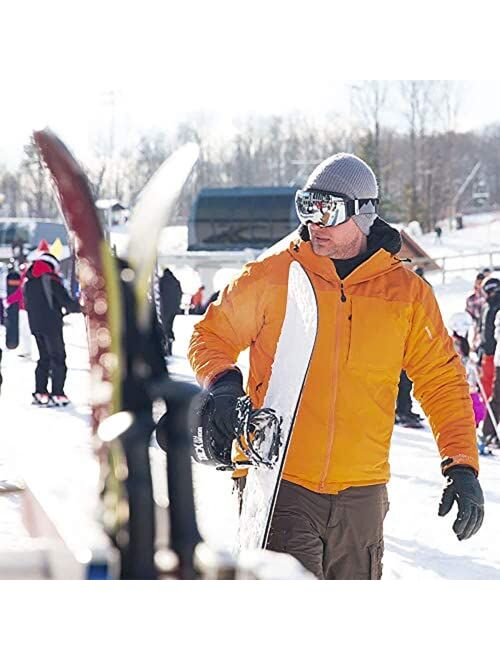 OutdoorMaster Ski Goggles PRO - Frameless, Interchangeable Lens 100% UV400 Protection Snow Goggles for Men & Women