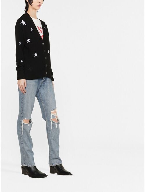 Zadig&Voltaire star-embellished cashmere cardigan