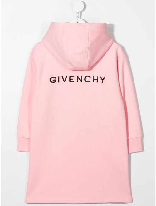 Givenchy Kids long sleeve hoodie dress