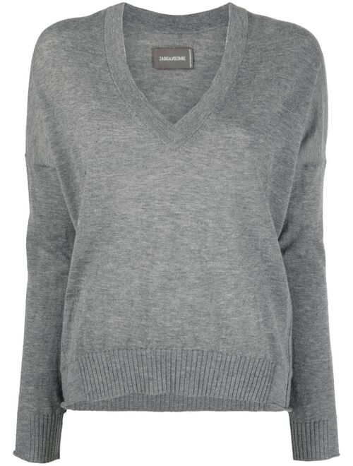 Zadig&Voltaire V-neck cashmere sweater