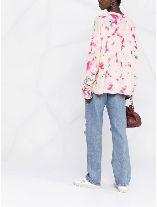 Zadig&Voltaire tie-dye cashmere jumper
