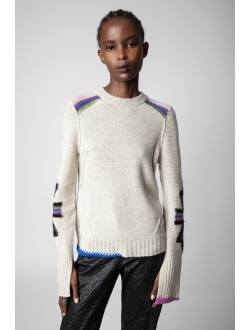 Halton intarsia-knit cashmere jumper