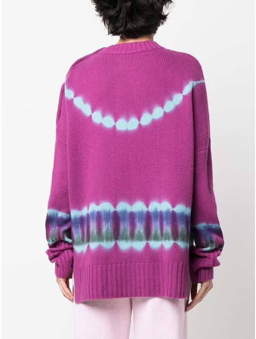 Zadig&Voltaire tie dye-pattern cashmere jumper