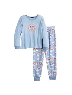 Girls 4-12 Cuddl Duds Pajama Set
