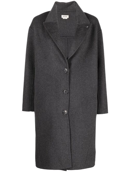 Zadig&Voltaire buttoned-up single-breasted coat