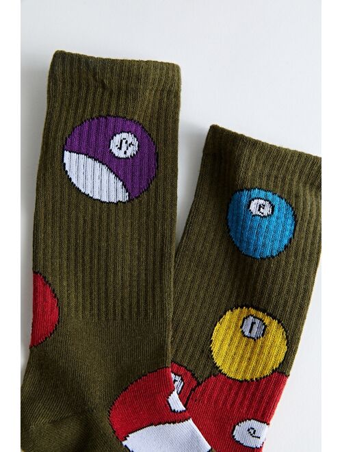 Urban Outfitters Pool Ball Crew Sock