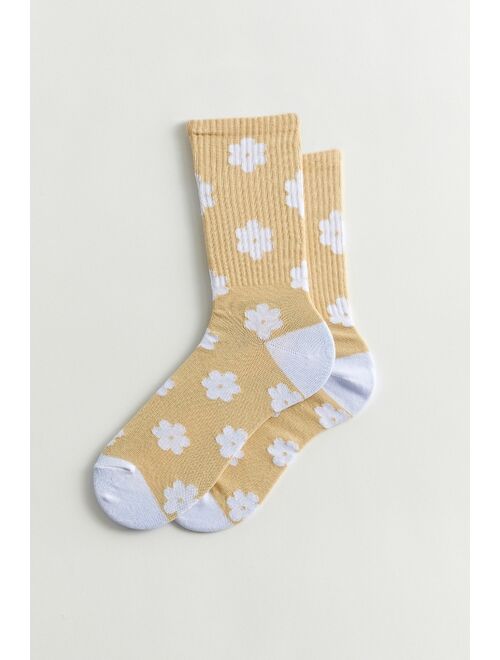 Urban Outfitters Allover Floral Crew Sock