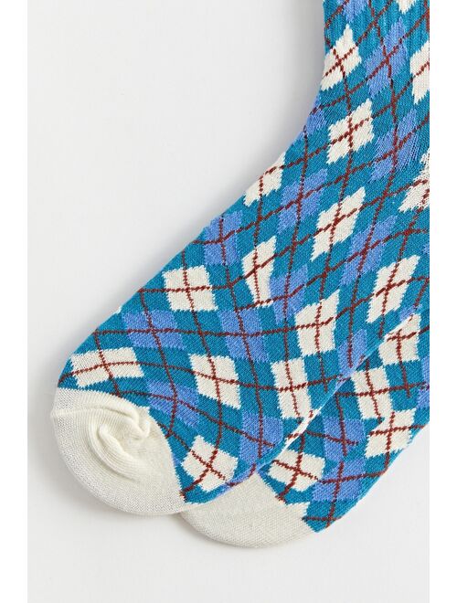 Urban Outfitters Twisted Argyle Crew Sock