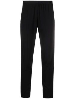 logo side band tapered trousers