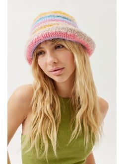 Luna Crochet Eyelash Bucket Hat