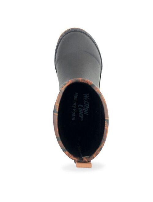 Western Chief Farm Camo Boys' Waterproof Snow Boots