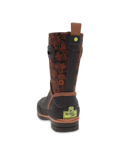 Western Chief Farm Camo Boys' Waterproof Snow Boots